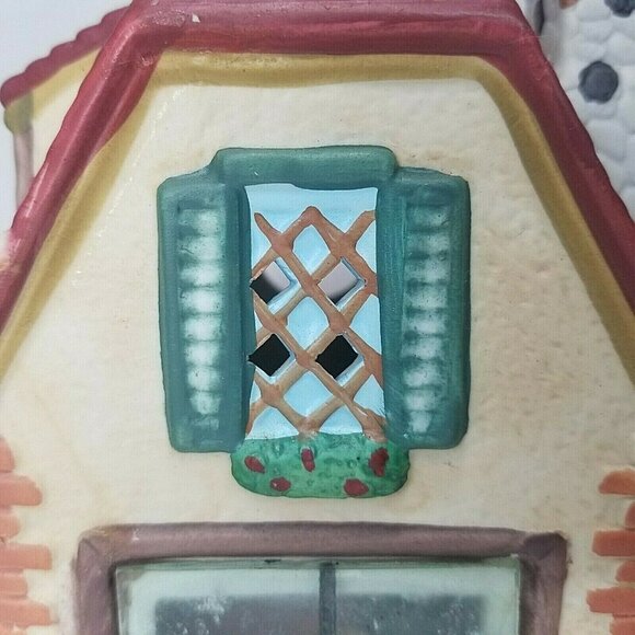 Holiday Lighted House Ceramic Decorative Light Christmas Mantel Piece - Picture 11 of 12